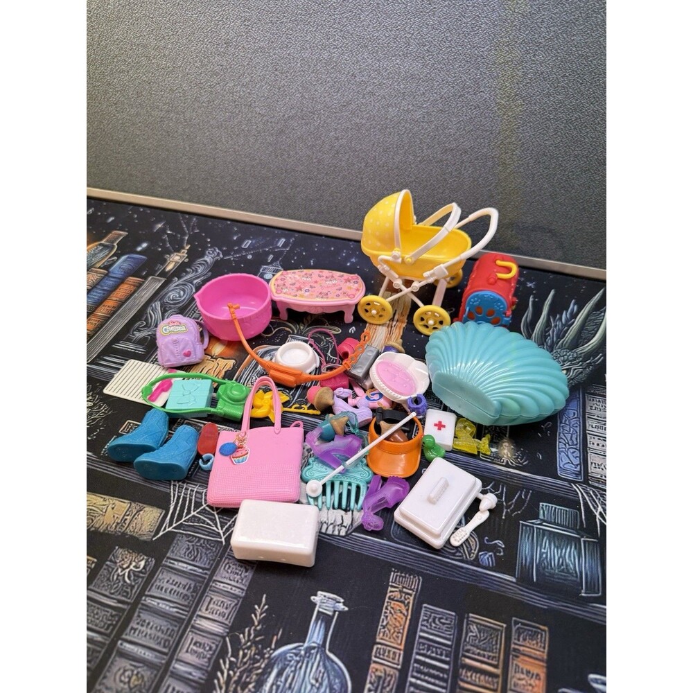 Large Lot Of Barbie Doll Accessories Items Props!